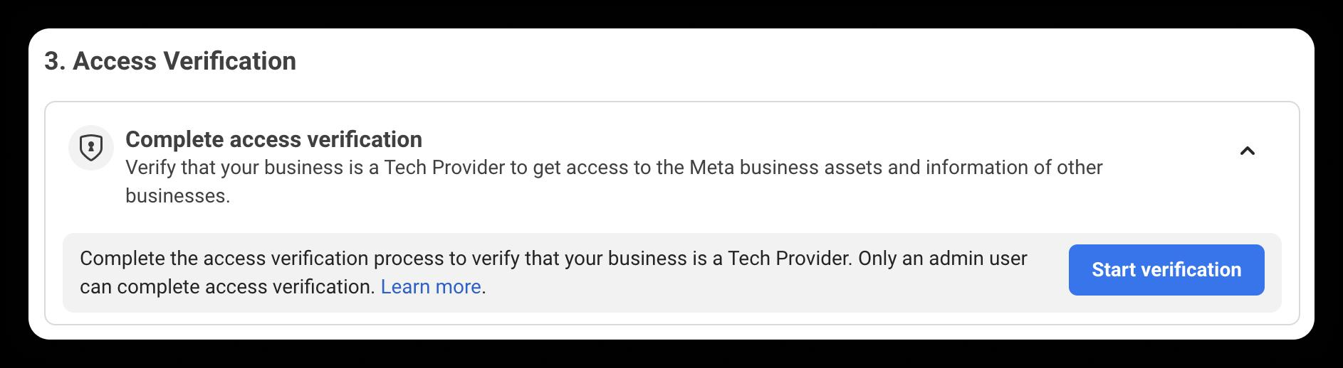 Access Verification — Complete access verification